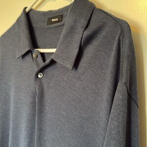 Theory Navy Blue Men's Polo Shirt